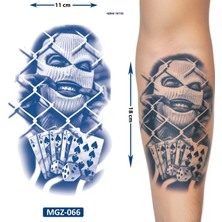 Airbrush Tattoo Soyguncu 1 Ay Kalıcı Geçici Dövme Yapıştırma Dövme