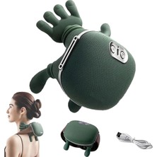 MİNGODAN Isıtmalı Boyun Omuz Bel Masaj Aleti – 4d Derin Doku Masaj Cihazı Fıtık Ağrılarına Destek Taşınabilir