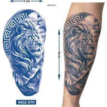 Airbrush Tattoo Lider Aslan 1 Ay Kalıcı Geçici Dövme Yapıştırma Dövme