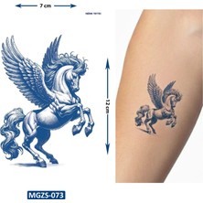 Airbrush Tattoo Şahlanan At Geçici Dövme Yarı Kalıcı Aylık Yapıştırma Dövme