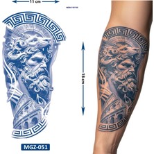 Airbrush Tattoo Aslan Kral 1 Ay Kalıcı Geçici Dövme Yapıştırma Dövme