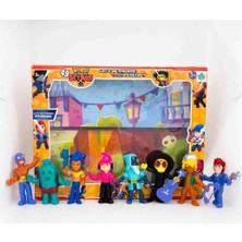 Admay Brawl Stars Karakter Figür Seti 8 Adet – 8-10 cm Koleksiyon Oyuncak Figürler | Çocuk Oyuncak Seti