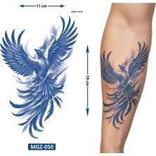 Airbrush Tattoo Anka Kuşu 1 Ay Kalıcı Geçici Dövme Yapıştırma Dövme