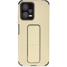 Negok Newface Xiaomi Poco X5 5g Kılıf Mega Standlı Silikon - Gold