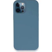 Newface iPhone 12 Pro Kılıf Lansman Legant Silikon - Açık Mavi
