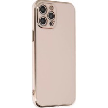 Newface iPhone 12 Pro Kılıf Volet Silikon - Pembe