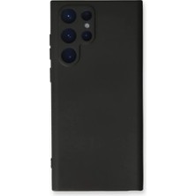 Newface Samsung Galaxy S24 Ultra Kılıf Nano Içi Kadife Silikon - Siyah