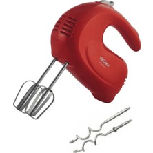 Arzum AR1100 Starmix El Mikseri 300 Watt 7 Hız Kademeli Kırmızı Renk ile Kullanım Kolaylığı