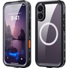 Fogy iPhone 17 Uyumlu Kılıf 360 Koruma Su Geçirmez Toz Geçirmez Tam Koruma Magsafe Uyumlu Kapak