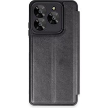 Newface General Mobile Era 50 Kılıf Flip Cover - Siyah
