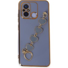 Newface Xiaomi Redmi 12C Kılıf Esila Silikon - Gri