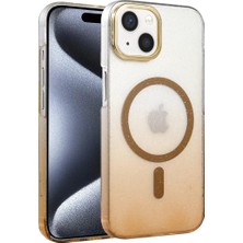 Negok Newface Apple iPhone 14 Glossy Magsafe Kapak - Çöl Titanyum