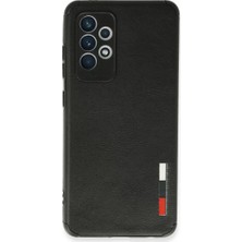 Newface Samsung Galaxy A72 Kılıf Loop Deri Silikon - Siyah