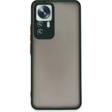 Newface Xiaomi Mi 12T Pro Kılıf Montreal Silikon Kapak - Yeşil