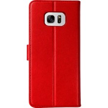 Negok Newface Samsung Galaxy S7 Edge Trend S Plus Kapaklı Kılıf - Kırmızı