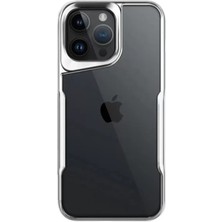 Newface iPhone 16 Pro Max Kılıf Boyi Silikon Kapak - Gümüş