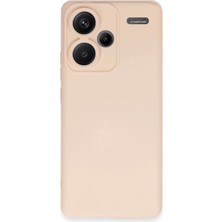 Newface Xiaomi Redmi Note 13 Pro Plus Kılıf Nano Içi Kadife Silikon - Pudra