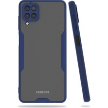Newface Samsung Galaxy A22 Kılıf Platin Silikon - Lacivert
