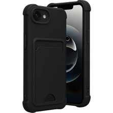 Newface Apple iPhone 16E Kelvin Kartvizitli Silikon - Siyah