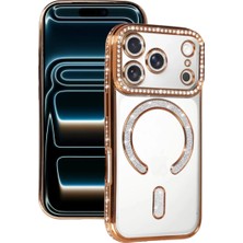 Negok Newface Apple iPhone 17 Pro Joke Simli Magneticsafe Kılıf - Turuncu