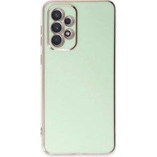 Newface Samsung Galaxy A73 5g Kılıf Volet Silikon - Açık Yeşil