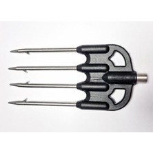 FisherSub Krom Dörtlü Şiş Ucu, Dayanıklı ve Paslanmaz