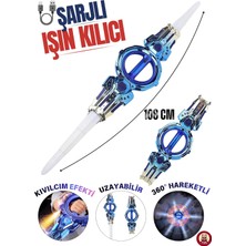 Giffy Oyuncak +14 Yaş Kıvılcım Efektli 360° Derece Dönen Rgb 108 cm Kılıç Şarjlı Ses Efektli Işıklı Naruto