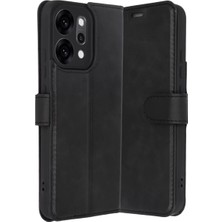 Newface Oppo Reno 14 Trend S Plus Kapaklı Kılıf - Siyah