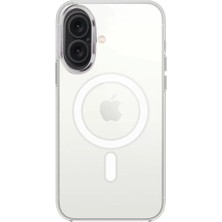Newface iPhone 16 Plus Kılıf Pc Real Magsafe Kapak - Şeffaf