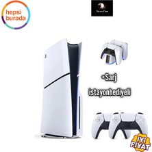 SONY Playstation 5 1 Tb CD Edition Oyun Konsolu + 2. Ps5 Kolu +Sarj Iştayonu
