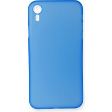Newface iPhone Xr Kılıf Pp Ultra Ince Kapak - Mavi