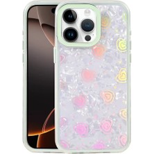 Newface Apple iPhone 15 Pro Max Lumi Desenli Kapak - Yeşil