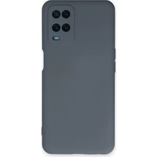 Newface Oppo A54 4g Kılıf Nano Içi Kadife Silikon - Gri