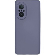 Newface Huawei Nova 9 Se Kılıf Nano Içi Kadife Silikon - Gri