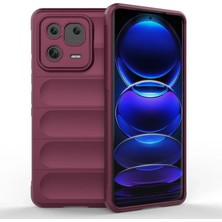 Newface Xiaomi Mi 13 Pro Kılıf Optimum Silikon - Bordo