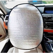 Markaflex 1 Adet Ön Cam Güneşlik Metalize ve 1 Adet Direksiyon Güneşliği