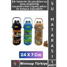 Wintoup #sumatarası Ofis Okul Çocuk Su Içme Alışkanlığı Şık Eğitici Puzzle Yapboz Pipetli Askılı Su Matarası