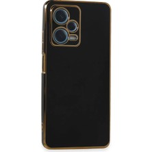 Newface Xiaomi Redmi Note 12 Pro Plus Kılıf Volet Silikon - Siyah