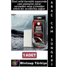 Wintoup #otosünger Yüzeye Zarar Vermez Kendinden Deterjanlı Araç Ön Arka Cam Ayna Yağ Film Temizleme Süngeri