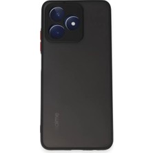 Newface Realme C53 Kılıf Montreal Silikon Kapak - Siyah