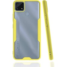 Newface Realme C25 Kılıf Platin Silikon - Sarı