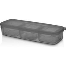 Klassy Line Saklama Seti (3+1) 1,20 Lt +0,25 Lt*3 Lü Kahvaltılık Orta Boy K
