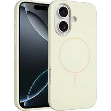 Joko iPhone 16 Plus Kılıf Jully Magsafe Kapak - Bej