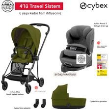 Cybex Mios alana TOPLAM 105.000 TL DEĞERİNDE Adac birincisi en yüksek puanlı Cybex Anoris ve Cybex portbebe HEDİYE