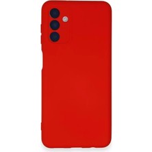 Newface Samsung Galaxy A14 4g Kılıf Nano Içi Kadife Silikon - Kırmızı