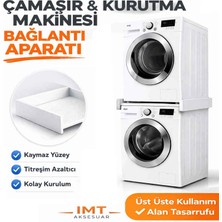 İmt Aksesuar Çamaşır Makinesi Dolabı Çamaşır ve Kurutma Makinesi Üst Üste Sabitleme Bağlantı Aparatı