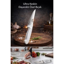 Aşkana Profesyonel Şef BIÇAĞI,%100 Paslanmaz Çelik,et,sebze,mutfak Bıçağı,ultra Keskin,ergonomik SAP,27CM