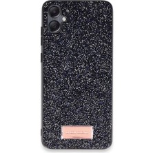 Onegif Samsung Galaxy A05 Bright Simli Kapak - Siyah