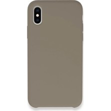 Newface iPhone Xs Max Kılıf Lansman Legant Silikon - Bej