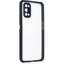 Newface Realme 7 Pro Kılıf Miami Şeffaf Silikon - Lacivert